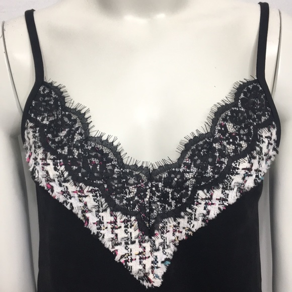 2/$18 New Zara Basic Black Suede Tank Top Small - Picture 3 of 9